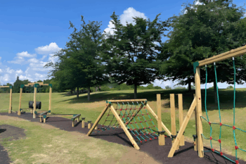 Trim Trail in School Playground