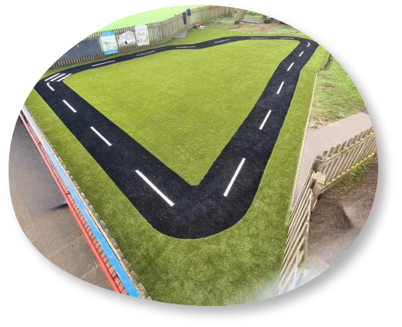 Artificial Grass Example in EYFS Setting