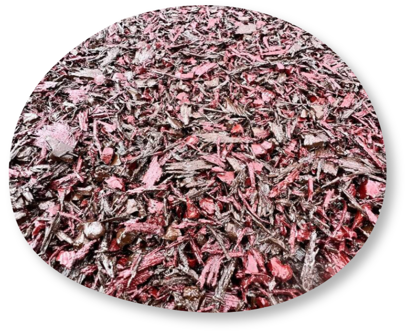 Close up of Rubber Mulch Safety Surfacing