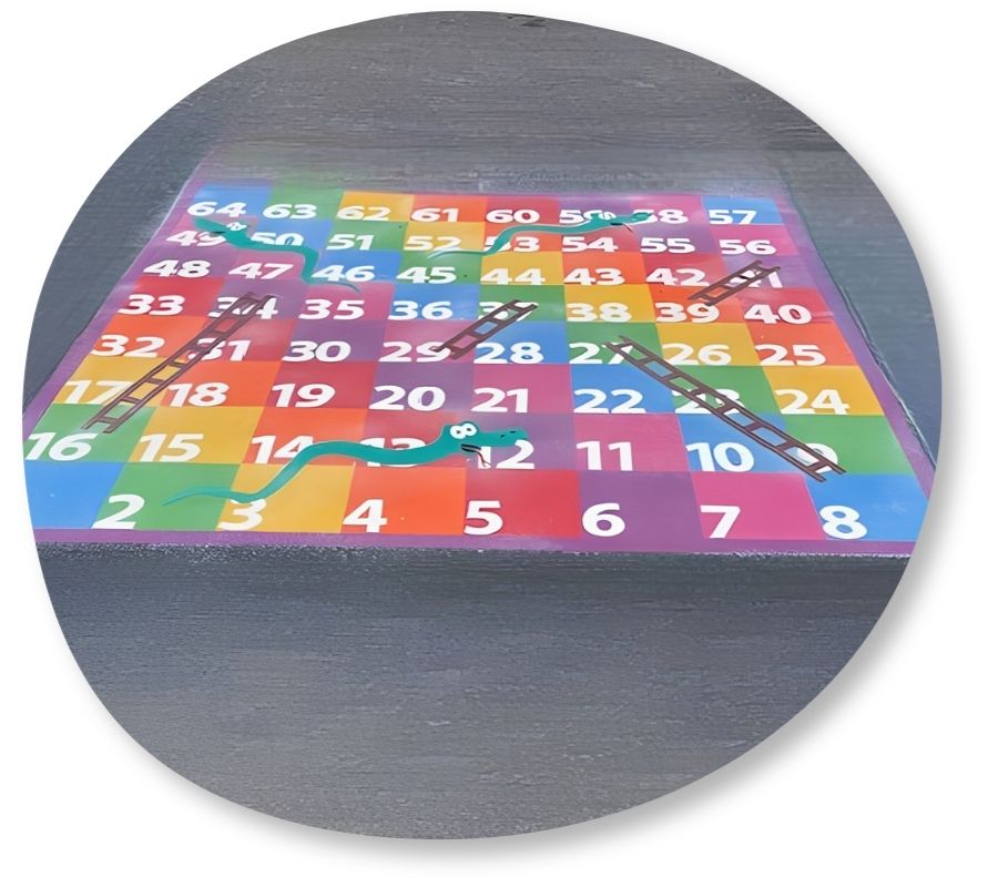 Snakes and Ladders Playground Marking